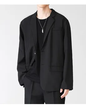 K-Солнцезащитный костюм мужской легкий подвесной стрейч-одинарный пиджак