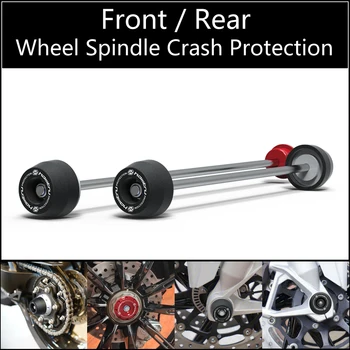 Для Ducati Hyperstrada 821 2013-2018 Защита от столкновения шпинделя переднего заднего колеса