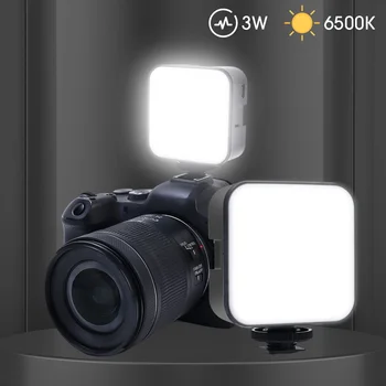 Мини 49 светодиодов для Видеосъемки на камере 3 Вт 800лм 6000 К Заполняющий свет для DSLR Мини Ночное Фотографическое Заполняющее освещение для Nikon Sony DJI